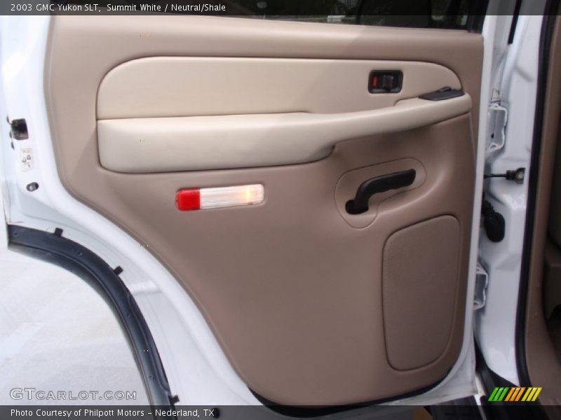 Summit White / Neutral/Shale 2003 GMC Yukon SLT
