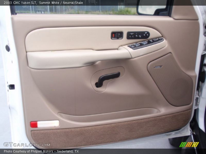 Summit White / Neutral/Shale 2003 GMC Yukon SLT