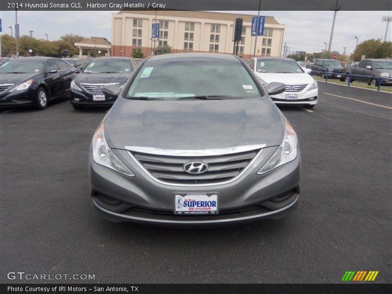 Harbor Gray Metallic / Gray 2014 Hyundai Sonata GLS