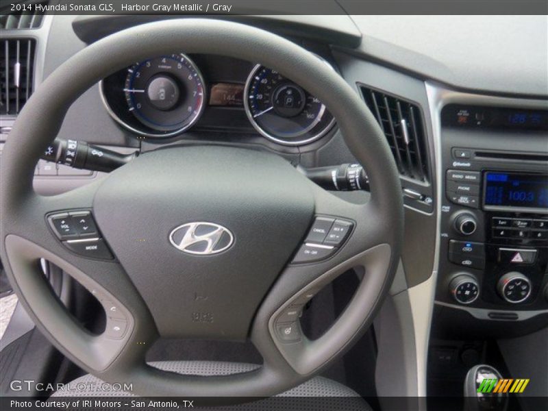 Harbor Gray Metallic / Gray 2014 Hyundai Sonata GLS