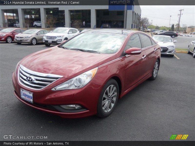 Venetian Red / Camel 2014 Hyundai Sonata Limited
