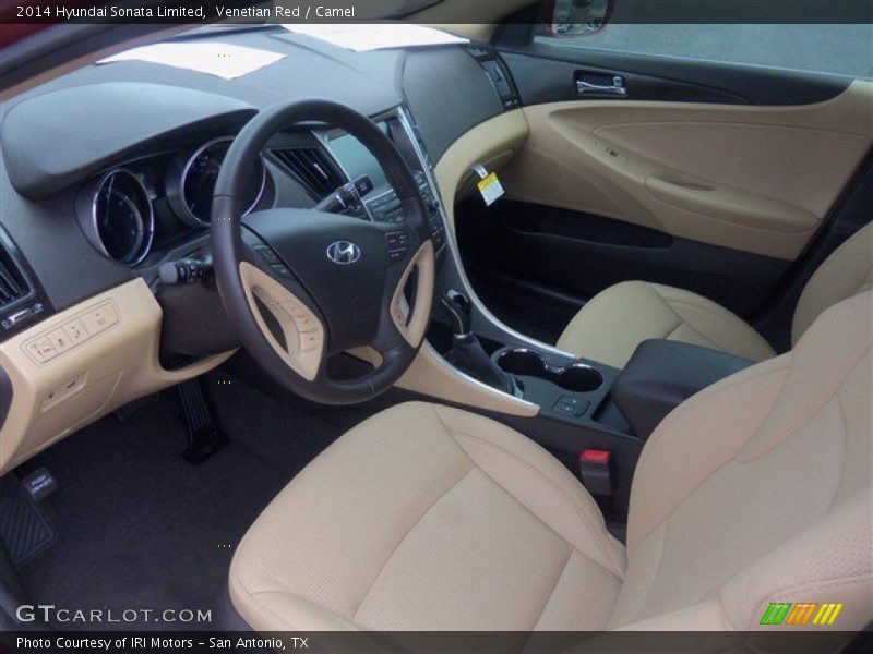 Venetian Red / Camel 2014 Hyundai Sonata Limited