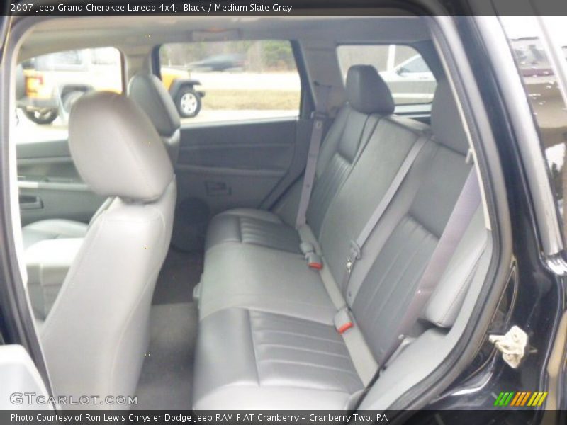 Black / Medium Slate Gray 2007 Jeep Grand Cherokee Laredo 4x4