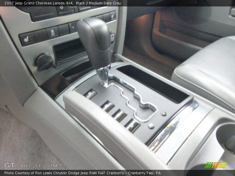 Black / Medium Slate Gray 2007 Jeep Grand Cherokee Laredo 4x4