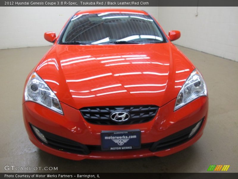 Tsukuba Red / Black Leather/Red Cloth 2012 Hyundai Genesis Coupe 3.8 R-Spec