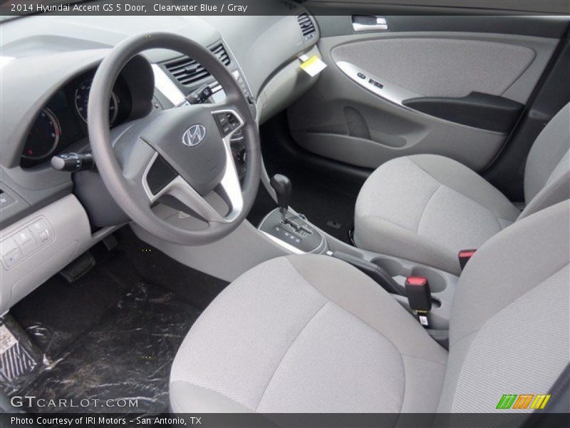  2014 Accent GS 5 Door Gray Interior