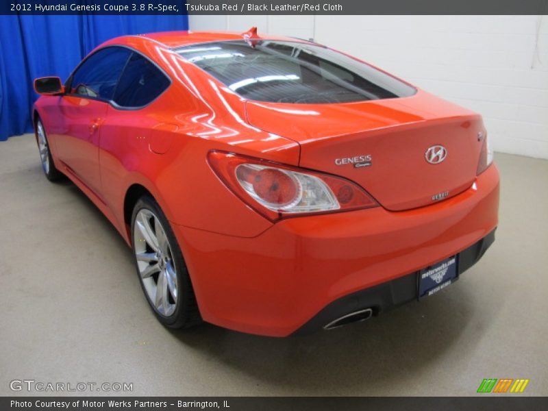 Tsukuba Red / Black Leather/Red Cloth 2012 Hyundai Genesis Coupe 3.8 R-Spec