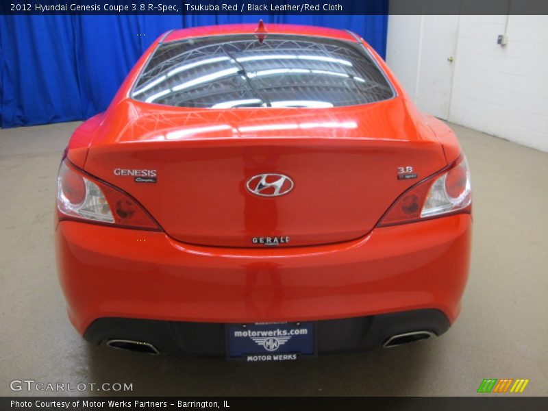 Tsukuba Red / Black Leather/Red Cloth 2012 Hyundai Genesis Coupe 3.8 R-Spec