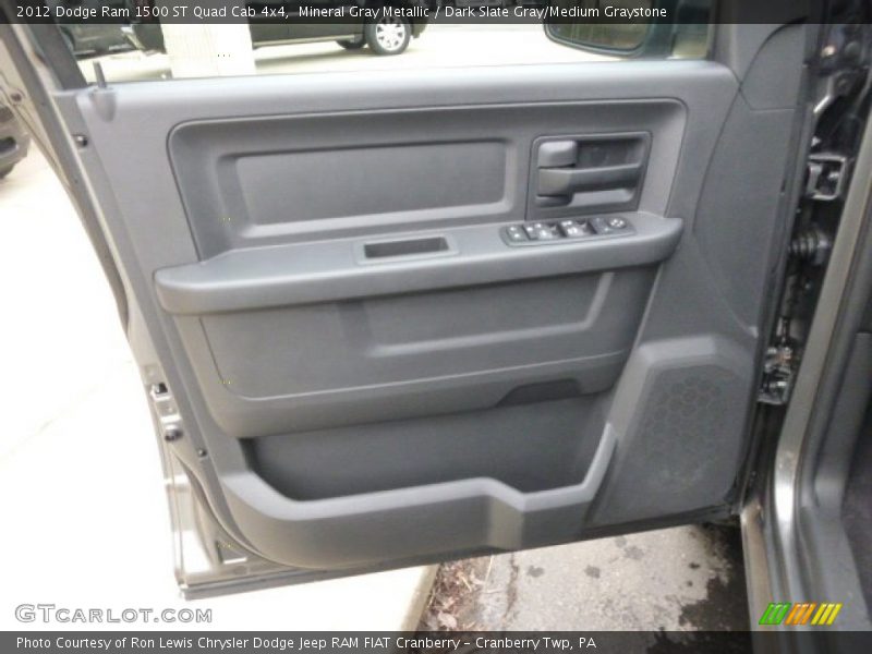 Mineral Gray Metallic / Dark Slate Gray/Medium Graystone 2012 Dodge Ram 1500 ST Quad Cab 4x4