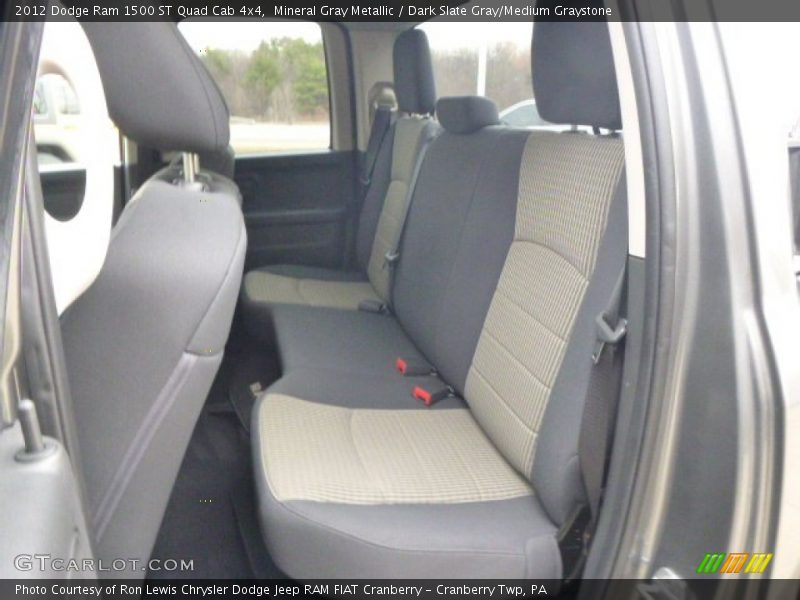 Mineral Gray Metallic / Dark Slate Gray/Medium Graystone 2012 Dodge Ram 1500 ST Quad Cab 4x4