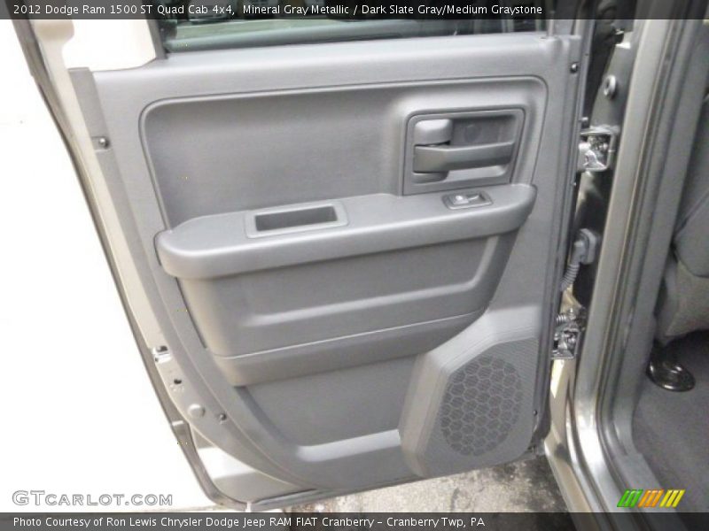 Mineral Gray Metallic / Dark Slate Gray/Medium Graystone 2012 Dodge Ram 1500 ST Quad Cab 4x4
