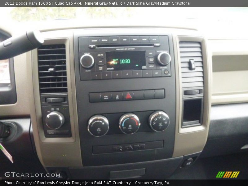 Mineral Gray Metallic / Dark Slate Gray/Medium Graystone 2012 Dodge Ram 1500 ST Quad Cab 4x4