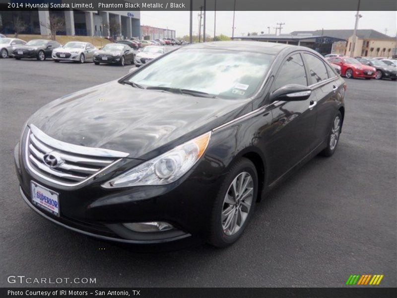 Phantom Black Metallic / Black 2014 Hyundai Sonata Limited