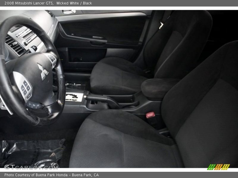 Wicked White / Black 2008 Mitsubishi Lancer GTS