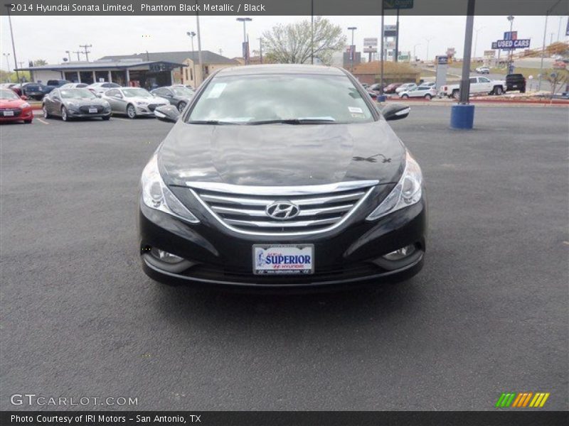 Phantom Black Metallic / Black 2014 Hyundai Sonata Limited