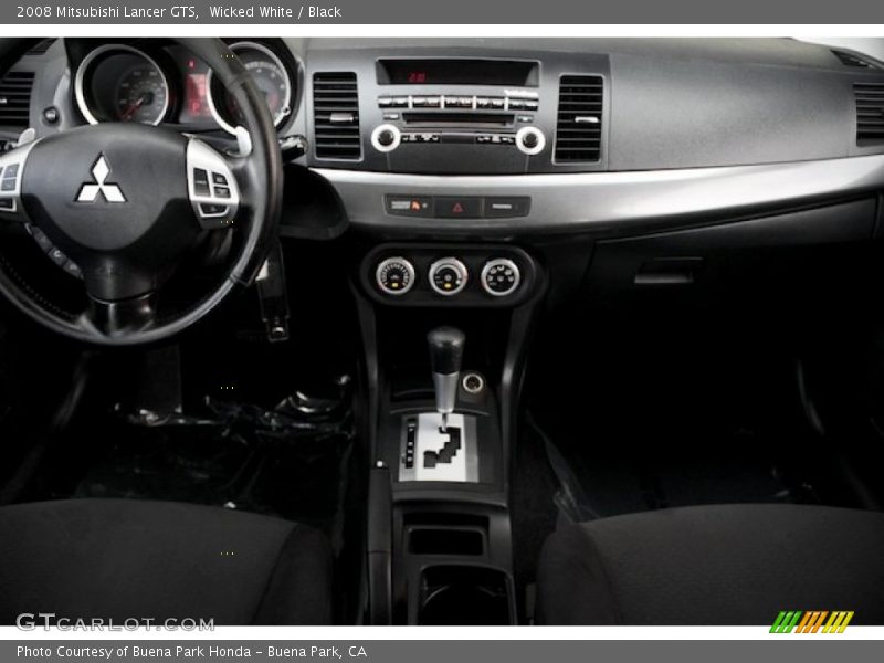 Wicked White / Black 2008 Mitsubishi Lancer GTS