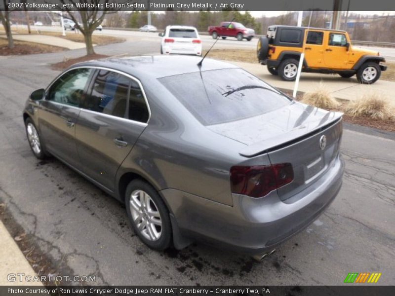 Platinum Grey Metallic / Art Gray 2007 Volkswagen Jetta Wolfsburg Edition Sedan