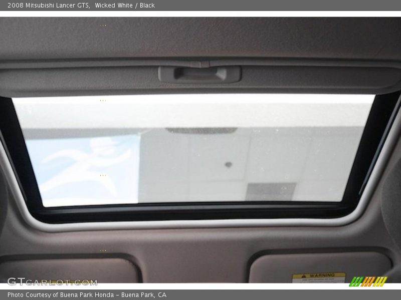 Wicked White / Black 2008 Mitsubishi Lancer GTS