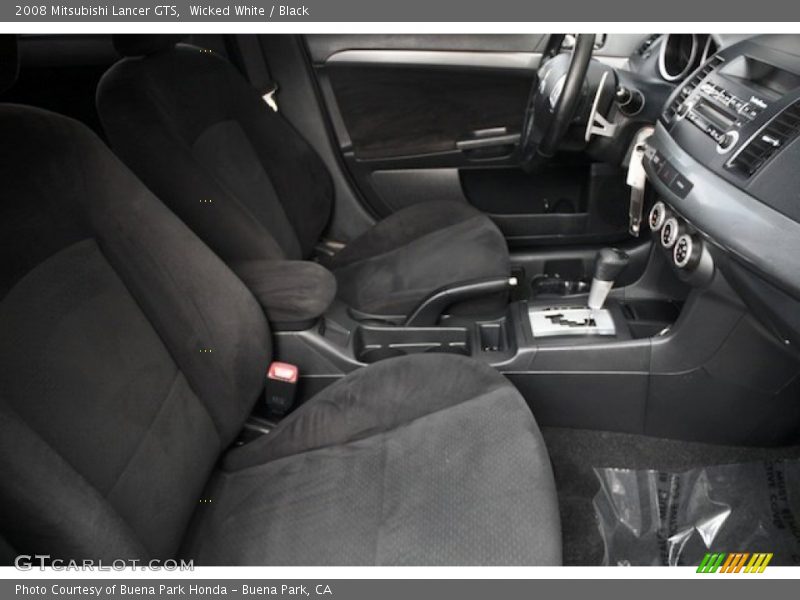 Wicked White / Black 2008 Mitsubishi Lancer GTS