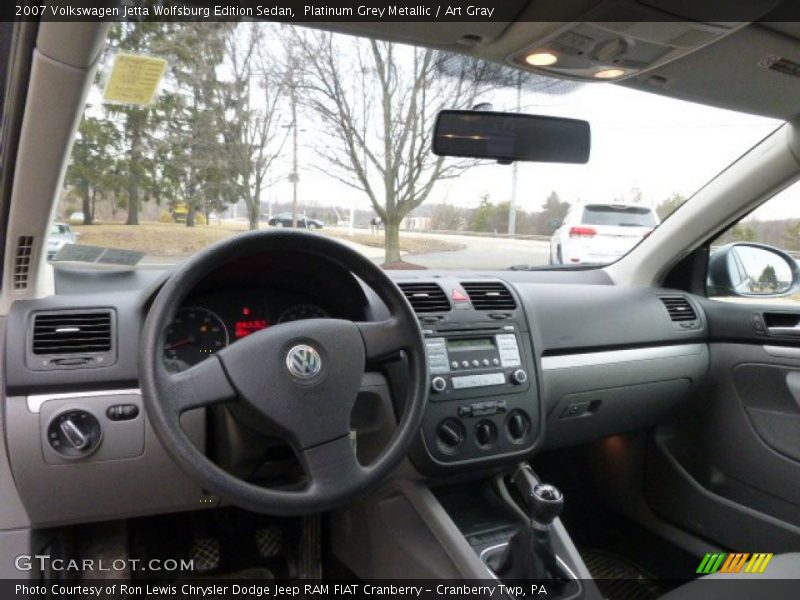 Platinum Grey Metallic / Art Gray 2007 Volkswagen Jetta Wolfsburg Edition Sedan