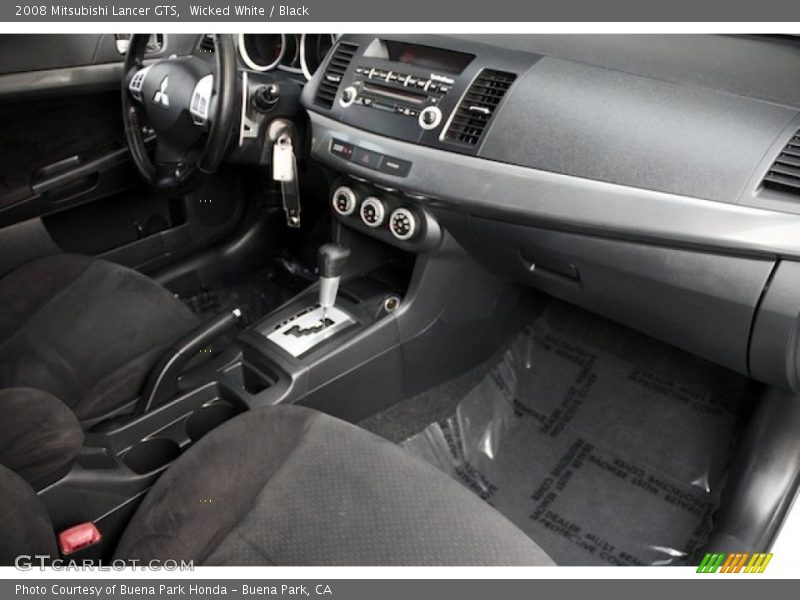 Wicked White / Black 2008 Mitsubishi Lancer GTS