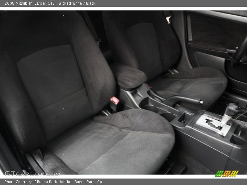 Wicked White / Black 2008 Mitsubishi Lancer GTS