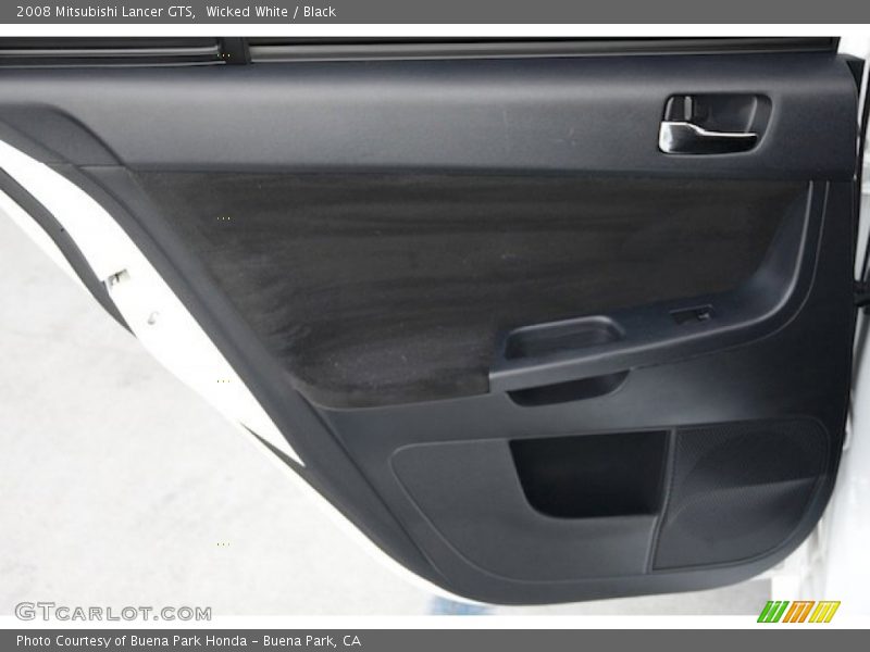 Wicked White / Black 2008 Mitsubishi Lancer GTS
