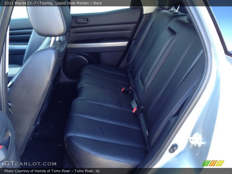 Liquid Silver Metallic / Black 2011 Mazda CX-7 i Touring