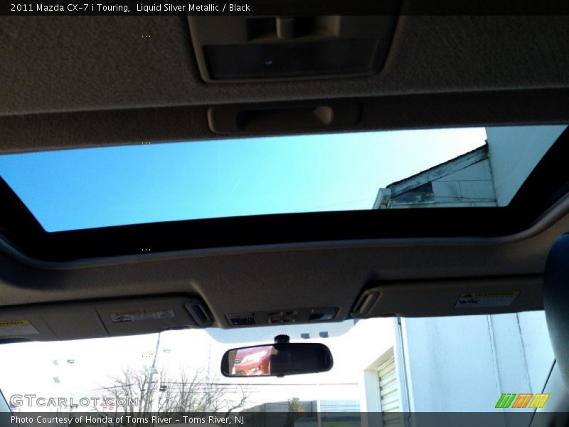 Liquid Silver Metallic / Black 2011 Mazda CX-7 i Touring