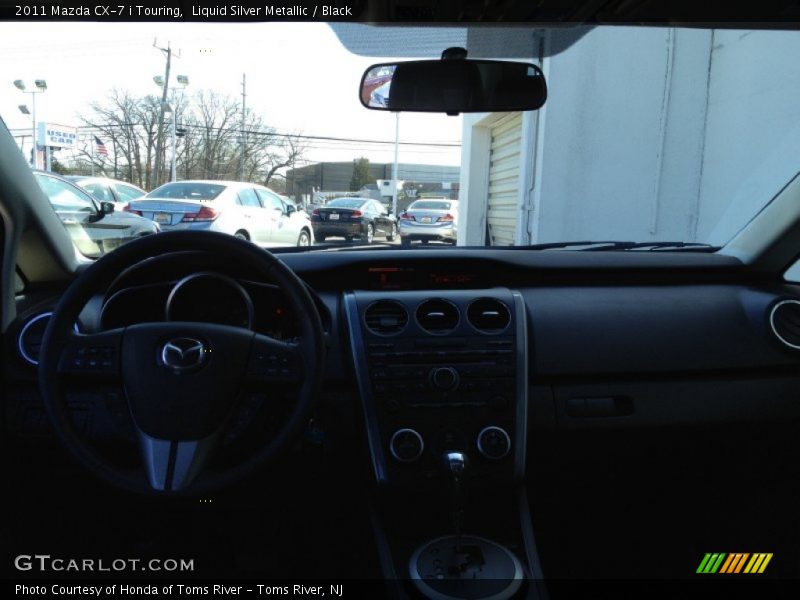 Liquid Silver Metallic / Black 2011 Mazda CX-7 i Touring