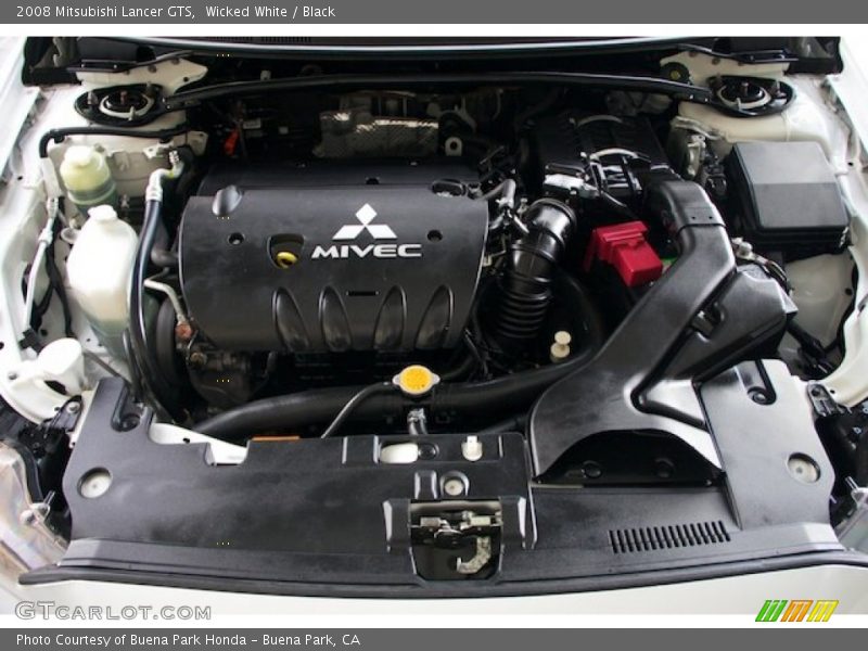 Wicked White / Black 2008 Mitsubishi Lancer GTS