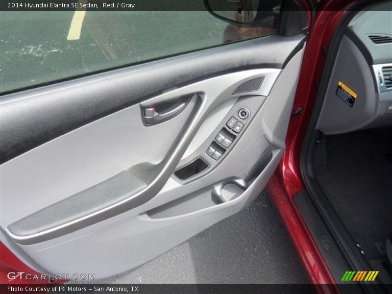 Red / Gray 2014 Hyundai Elantra SE Sedan