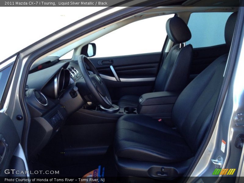 Liquid Silver Metallic / Black 2011 Mazda CX-7 i Touring