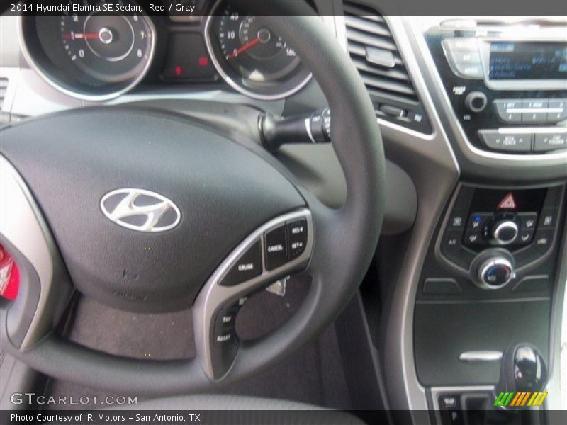 Red / Gray 2014 Hyundai Elantra SE Sedan