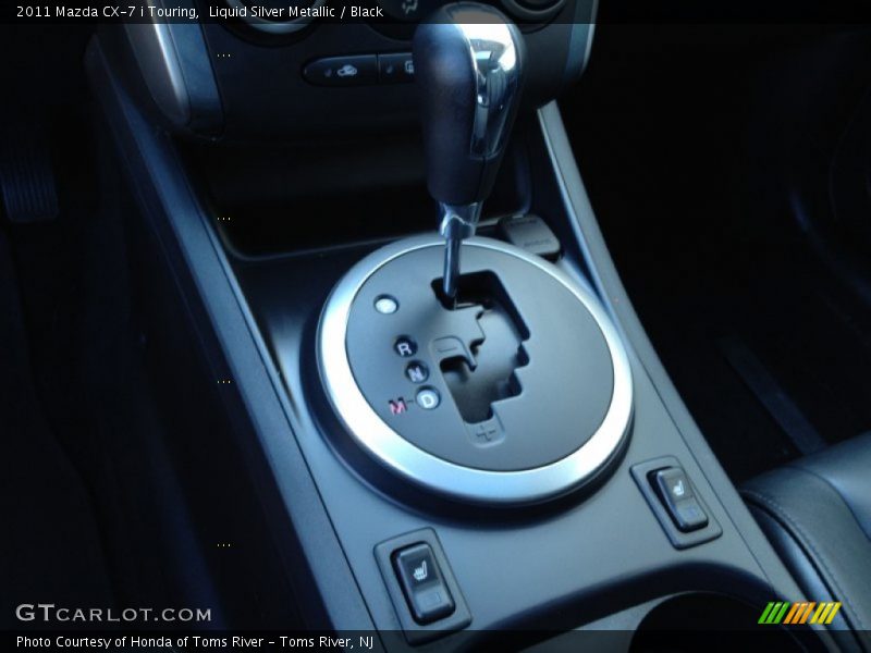 Liquid Silver Metallic / Black 2011 Mazda CX-7 i Touring