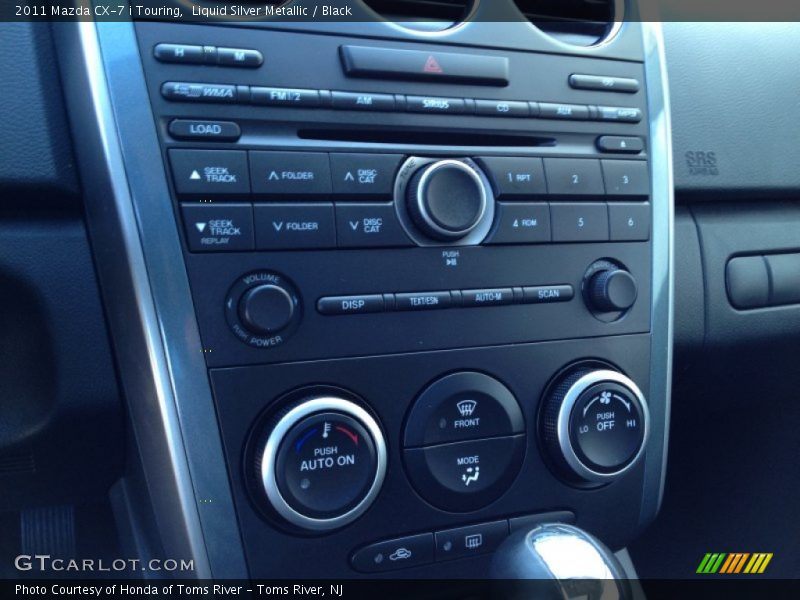 Liquid Silver Metallic / Black 2011 Mazda CX-7 i Touring