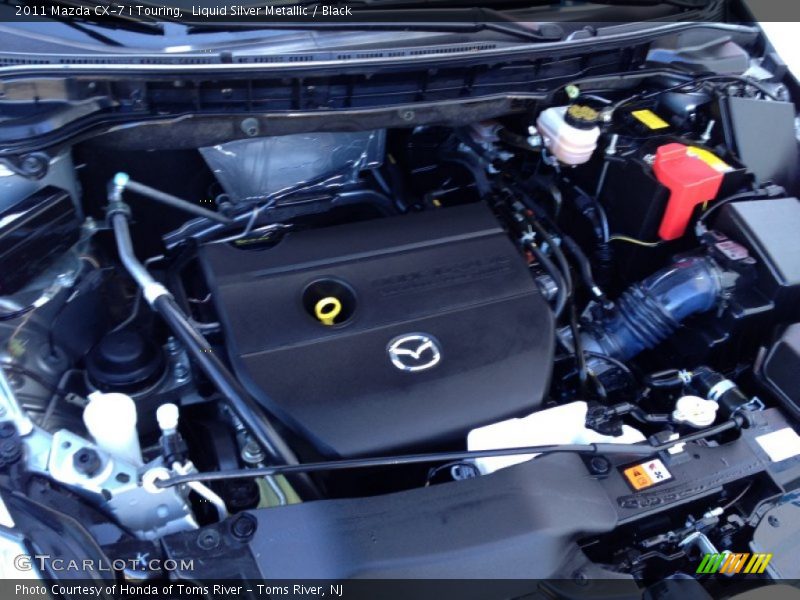 Liquid Silver Metallic / Black 2011 Mazda CX-7 i Touring