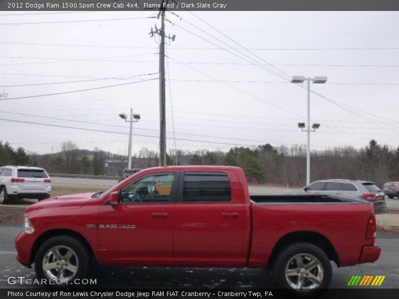 Flame Red / Dark Slate Gray 2012 Dodge Ram 1500 Sport Crew Cab 4x4