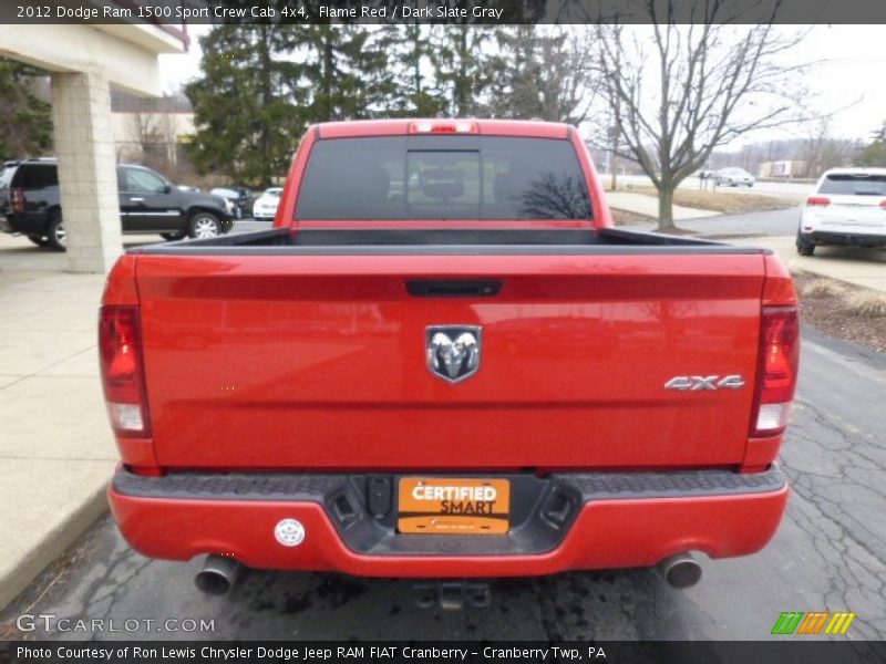 Flame Red / Dark Slate Gray 2012 Dodge Ram 1500 Sport Crew Cab 4x4