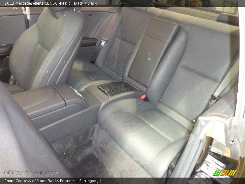 Rear Seat of 2013 CL 550 4Matic