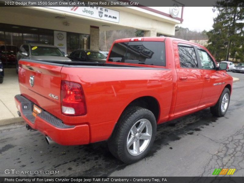 Flame Red / Dark Slate Gray 2012 Dodge Ram 1500 Sport Crew Cab 4x4