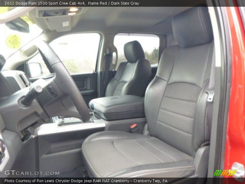 Flame Red / Dark Slate Gray 2012 Dodge Ram 1500 Sport Crew Cab 4x4