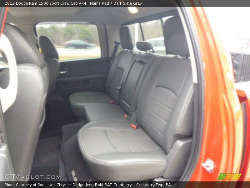 Flame Red / Dark Slate Gray 2012 Dodge Ram 1500 Sport Crew Cab 4x4