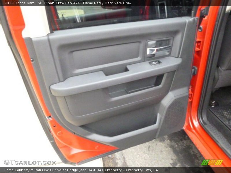 Flame Red / Dark Slate Gray 2012 Dodge Ram 1500 Sport Crew Cab 4x4