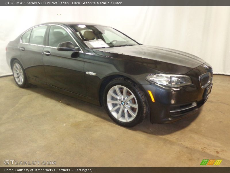 Dark Graphite Metallic / Black 2014 BMW 5 Series 535i xDrive Sedan