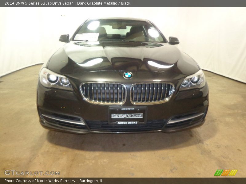 Dark Graphite Metallic / Black 2014 BMW 5 Series 535i xDrive Sedan