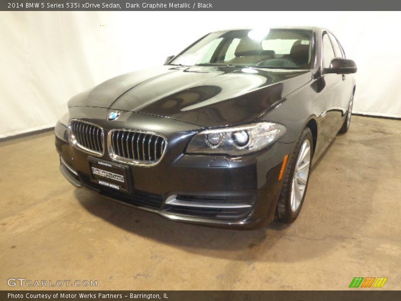 Dark Graphite Metallic / Black 2014 BMW 5 Series 535i xDrive Sedan