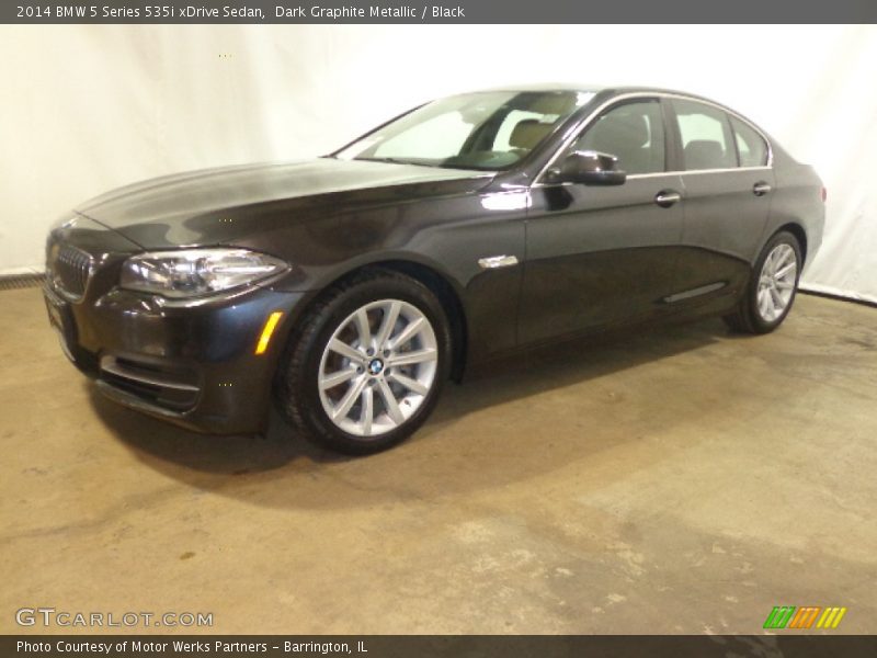 Dark Graphite Metallic / Black 2014 BMW 5 Series 535i xDrive Sedan