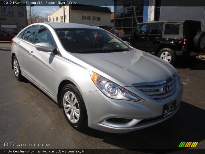 Radiant Silver / Gray 2012 Hyundai Sonata GLS