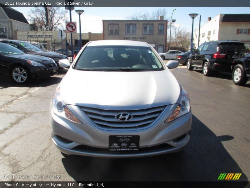 Radiant Silver / Gray 2012 Hyundai Sonata GLS